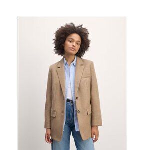 Everlane, The Oversized Blazer in Wool, Sz 0